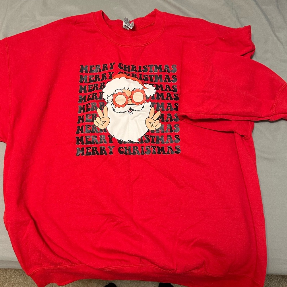 Merry Christmas hippie santa